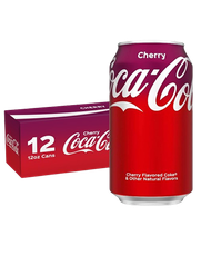 Coca-Cola Cherry Coke Soda, 12 Fl Oz (pack of 12)