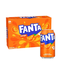 Fanta Orange, 12 fl oz, 24 Pack