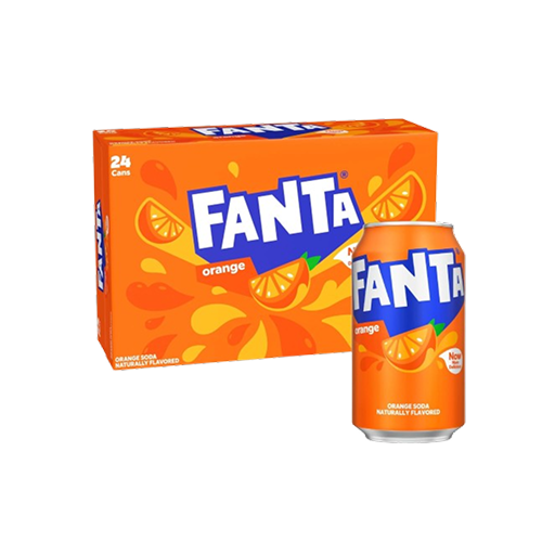 Fanta Orange, 12 fl oz, 24 Pack